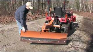 Using a Subcompact Tractor to Smooth a Gravel Driveway  Part 4 [upl. by Negem127]