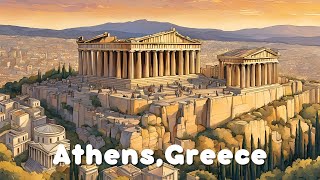 Athens 2024 Walking Tour in Greece Part 1 4K [upl. by Crelin]