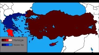 Alternatif TarihTürkiyeYunanistan SavaşıBölüm 3HARİTAFİNAL [upl. by Yblok]