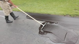 Asphalt Seal Your Own Driveway [upl. by Patterman]