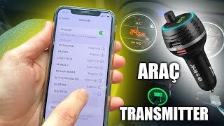 Arabaya Bluetooth Sistemi Bağlama Slink BT403 FM Transmitter [upl. by Remde]