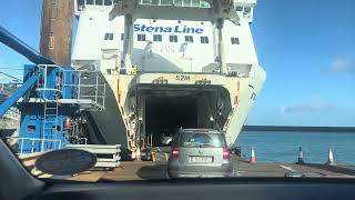 Driving Onboard Stena Lines Stena Nordica at Fishguard Pembrokeshire Wales 19th October 2024￼ [upl. by Yddor]