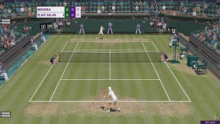 Yoshihito Nishioka VS Daniel Elahi Galan  Wimbledon 2023  Tennis Elbow 2013  CPU vs CPU [upl. by Barnum]