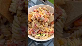 Sałatka z makaronem i kurczakiem 🥰 furajedzenia food przepis recipe salad pastasaladrecipe [upl. by Enyar]