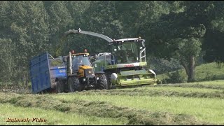 Silaging with Claas New Holland JCB Fastrac etc [upl. by Tiffanle428]