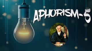 5EXPLANATION OF APHORISM 5 DRDEEKSHA [upl. by Brianna107]