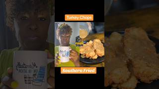 Southern Fried Turkey Chops Creative Dish by Creator thesliderguy fyp [upl. by Akedijn]