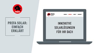 PREFA Solar Innovative Solarlösungen für Ihr Dach [upl. by Opportuna89]