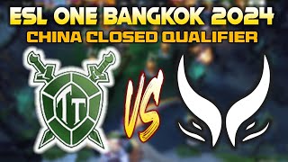 TEAM TURTLE vs Xtreme Gaming  ESL One Bangkok 2024 China Closed Qualifier [upl. by Ahtnahc50]