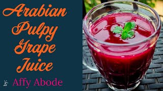 Arabian Pulpy Grape Juice  South Indias Famous Pulpy Grape Juice [upl. by Aitsirk]