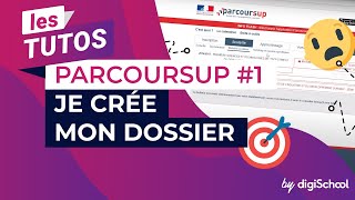 Parcoursup  tuto 1  Je crée mon dossier Parcoursup [upl. by Aihtnamas585]