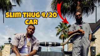 SLIM THUG 420 CAR SHOW MUST WATCH BROUGHT OUT LaRussell [upl. by Jodoin769]