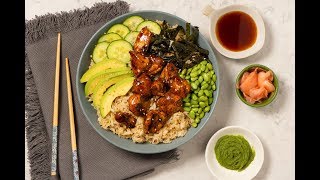 Poke Bowl au poulet [upl. by Aidekal]