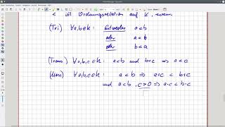 Analysis Komplexe Zahlen Warum kann man C nicht anordnen 0305 [upl. by Arakal]