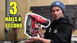 Milwaukee Framing Nail gun Review [upl. by Ramsdell]