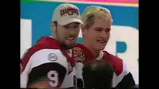 1999 Memorial Cup Final Ottawa 67s beat Calgary in OT [upl. by Ahsennod373]