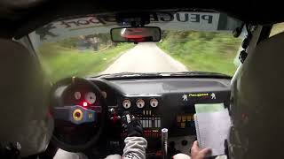 45° Rally Citta di Pistoia 2024 Cameracar Profetti  Chiantelli Peugeot 106 Rallye [upl. by Aicener]