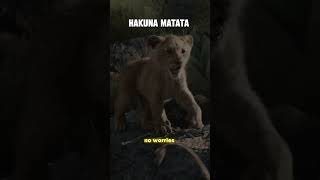 hakunamatata  Simba and Timons Classic Song in Live Action  thelionking Scene 2019 [upl. by Adiel]