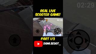 Real Live Scooter Video Game🔥 scooter explore skatepark [upl. by Gass]