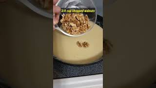 Condensed Milk with Walnuts Recipe shorts 121 [upl. by Egroeg]