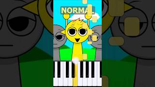 Simon Theme Incredibox Sprunki  Normal Vs Horror on piano [upl. by Johnny]