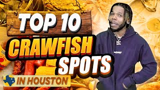 TOP 10 CRAWFISH SPOTS IN HOUSTON 2022 LIST [upl. by Marigold]