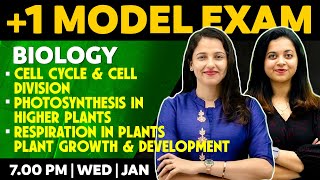 Plus One Biology  Cell Cycle  Photosynthesis in Higher PlantsRespiration in Plants Plant Growth [upl. by Jacey]