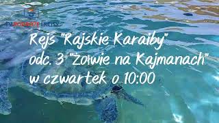 Rejs po Karaibach quotŻółwie na Kajmanachquot Zwiastun 3 odc filmu o rejsie z polskim pilotem [upl. by Ahsineb]