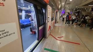 SBS Transit Alstom Metropolis C851E 70957096 departing Serangoon 6 [upl. by Neel305]