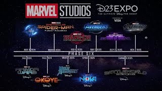 MARVEL D23 PANEL ANNOUNCEMENTS Marvel News Marvel reveals Marvel 2024 Marvel Panel Disney Plus [upl. by Lindsley]