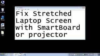 Fix Stretched Laptop Screen with SmartBoard [upl. by Kenay]