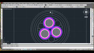 THREE CORE XLPE CABLE DRAWING [upl. by Kiryt]