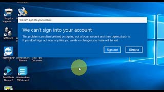 Fix quotWe cant sign in to your accountquot Error on Windows 2021 [upl. by Aciretal]