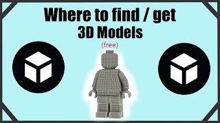 Where to find 3D Models FREE [upl. by Ferren]