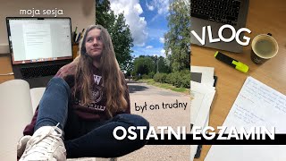 trudny egzamin 😰  VLOG Z SESJI 👩🏼‍🎓 [upl. by Roskes]