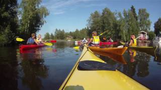 Kayaking with Botnia Canoe in Jakobstad Finland GoPro HD [upl. by Telrats440]