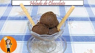 Mantecado Helado de Chocolate Casero  Receta de Cocina en Familia [upl. by Yancey]