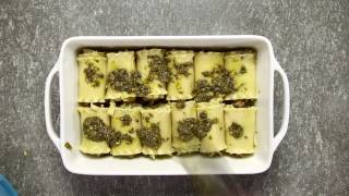 Sausage Pesto Lasagna Rollups [upl. by Paulina519]