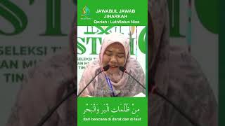 Jawabul Jawab Jiharkah By Luthfiatun Nisa Qoriah Nasional short shorts jiharkah [upl. by Adnilra]