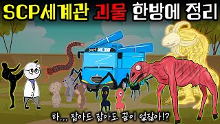 착한 괴물부터 우주급 괴물까지 괴물형 SCP 몰아보기 [upl. by Rayburn]