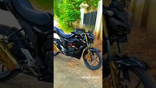 Suzuki gixxer monotone BLACK modified action video 📸 344  MR007 BIKER [upl. by Paddie]