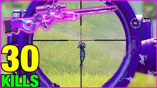 Neon AWM vs SQUADS in Last Zone  Tacaz Gaming PUBG Mobile [upl. by Enilrad]