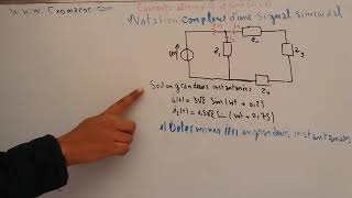 Ep 2 courant alternatif sinusoidal  notation complexe [upl. by Nahsaj481]