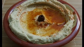 Hummus original Egyptian recipeطريقة عمل سلطة إلحمص [upl. by Blank]