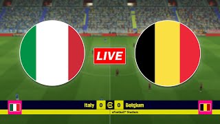 🔴LIVE  Italy vs Belgium  UEFA Nations League Match 2024 [upl. by Montanez]