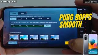 Xiaomi Redmi Note 10 Pro test game PUBG Mobile 2023 Smooth 90 FPS Graphic [upl. by Hawger]