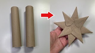 Weihnachtsstern  Stern  Küchenrolle  Weihnachten  Geschenk  Basteln  DIY  Star  Christmas [upl. by Ees]