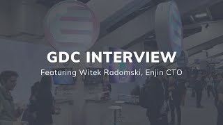 Enjin CTO Witek Radomski  Interview at GDC [upl. by Lear]