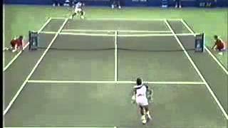 Pete Sampras great shots selection against Aaron Krickstein Cincinnati 1993 3R [upl. by Annaig]