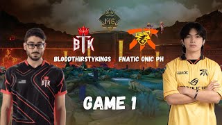 Fnatic onic Ph vs BTK Game 1 Swiss stage m6 [upl. by Lyndsey]